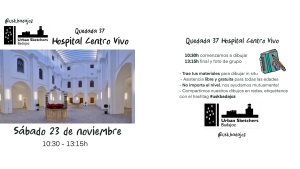 Próxima Quedada de Urban Sketchers en el Hospital Centro Vivo de Badajoz