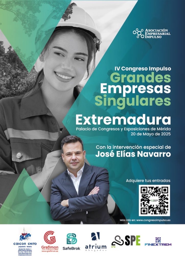 El IV Congreso Impulso traerá a Extremadura a José Elías Navarro, referente empresarial del panorama español 2 2025 congreso impulso cartel