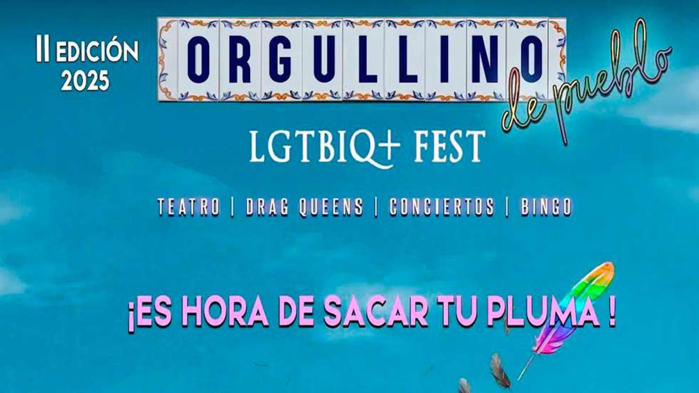 Festival ‘Orgullo de pueblo’ recorre la provincia reivindicando igualdad rural