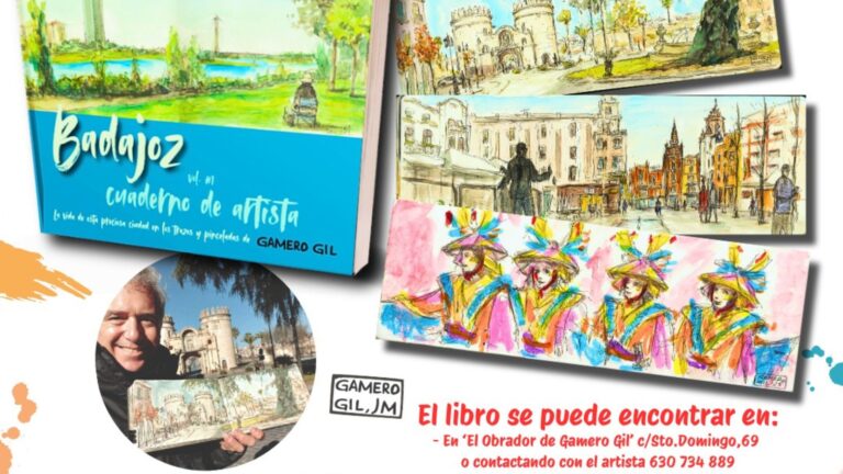 "Badajoz, cuaderno de artista": Gamero Gil captura la esencia de la ciudad en acuarelas urbanas 5 Badajoz, cuaderno de artista Gamero Gil captura la esencia de la ciudad en acuarelas urbanas