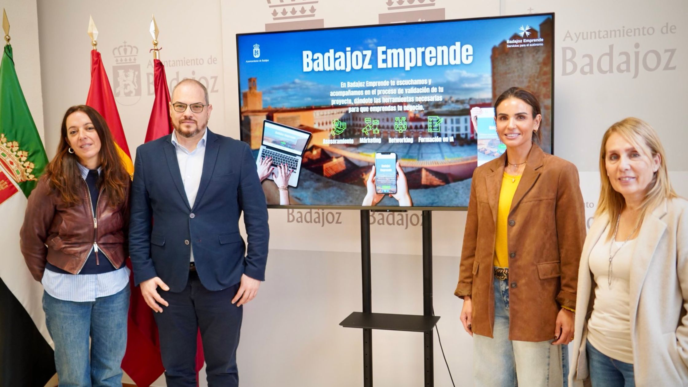 Badajoz impulsa a los emprendedores con la tercera edición del programa “Badajoz Emprende” 1 Ayuntamiento de Badajoz pone en marcha el programa 'Badajoz Emprende'