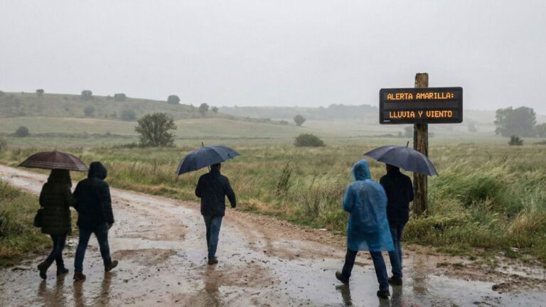 Alerta amarilla por lluvia y viento en Badajoz cómo afectará el día