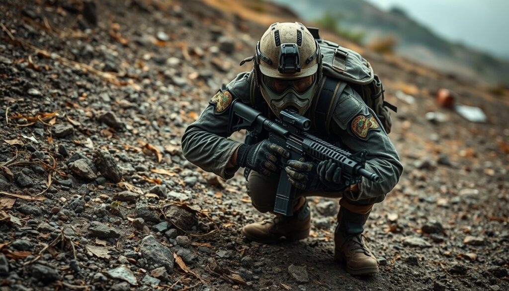 Rodilleras y coderas para el combate en el terreno