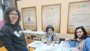 Urban Sketchers Badajoz lleva el arte del lettering a la Feria de Mayores