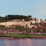 Badajoz desde el cielo las imágenes de dron que muestran la Alcazaba y el Puente Romano