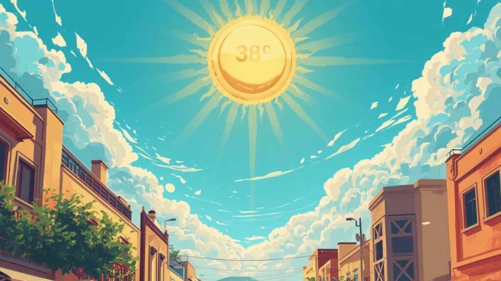 El tiempo en Badajoz dispara las máximas a 38°C esta semana tras un fin de semana ya veraniego