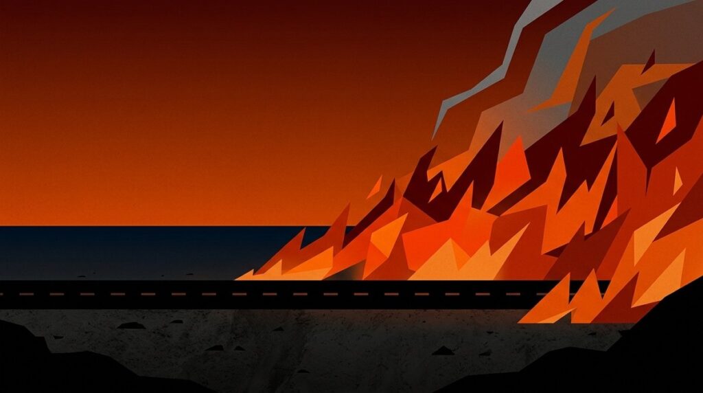 Un amplio dispositivo lucha contra un incendio forestal próximo a Badajoz
