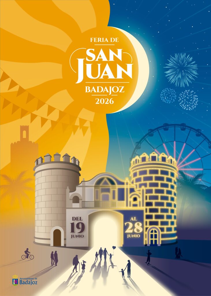 Feria de San Juan 2026 en Badajoz: fechas, conciertos, atracciones y programa 2 cartel feria de san juan 2026