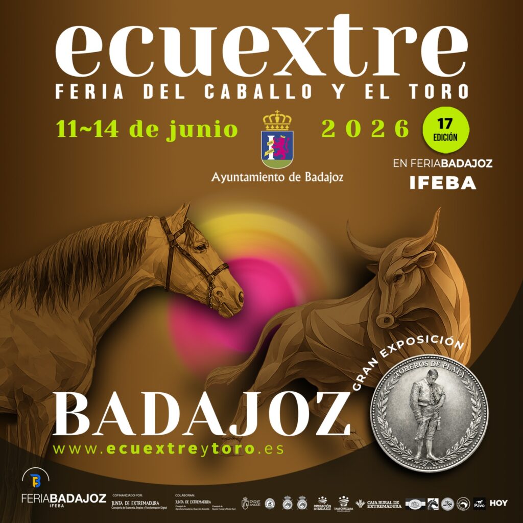 Badajoz acoge la XVII Feria del Caballo y el Toro Ecuextre del 11 al 14 de junio de 2026 2 ecuextre 1