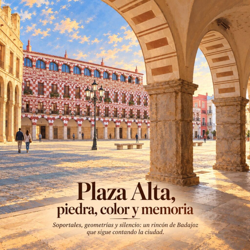 Plaza Alta, piedra, color y memoria